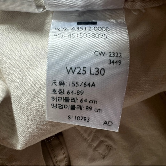 LEVI'S Women’s ‘94 BAGGY Cream Jeans Cotton Size 25 - Picture 5 of 11